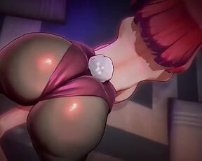 Bunny Suit Pyra Doggystyle Hentai Blobcg