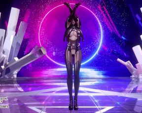 [MMD] (G)I-DLE - TOMBOY Hot Kpop Dance Ahri Akali Evelynn Kaisa League of Legends KDA