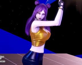 [MMD] (G)I-DLE - LATATA Kaisa Hot Kpop Dance League of Legends KDA 4K 60FPS