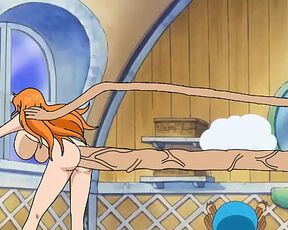 One piece anal hentai parody Nami x Luffy