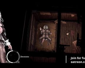 [Gallery] Nun having Sex with villagers cumming inside her Hentai Game