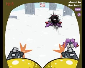 Super Zombie Hentai Shooter - post apocalipse girl stuck on the wall