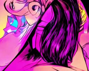 ANIMATED BLOWJOB | FACE FUCK | Slow Sentual Bj