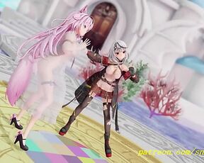 noVR mmd KoyoriChloe Dance 3d hololive Hentai